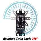 9imod 55kg Waterproof Servo IP67 180/270 Magnetic Sensor High Torque Coreless Digital Servo Full Metal Gear for 1/8 1/10 RC Cars