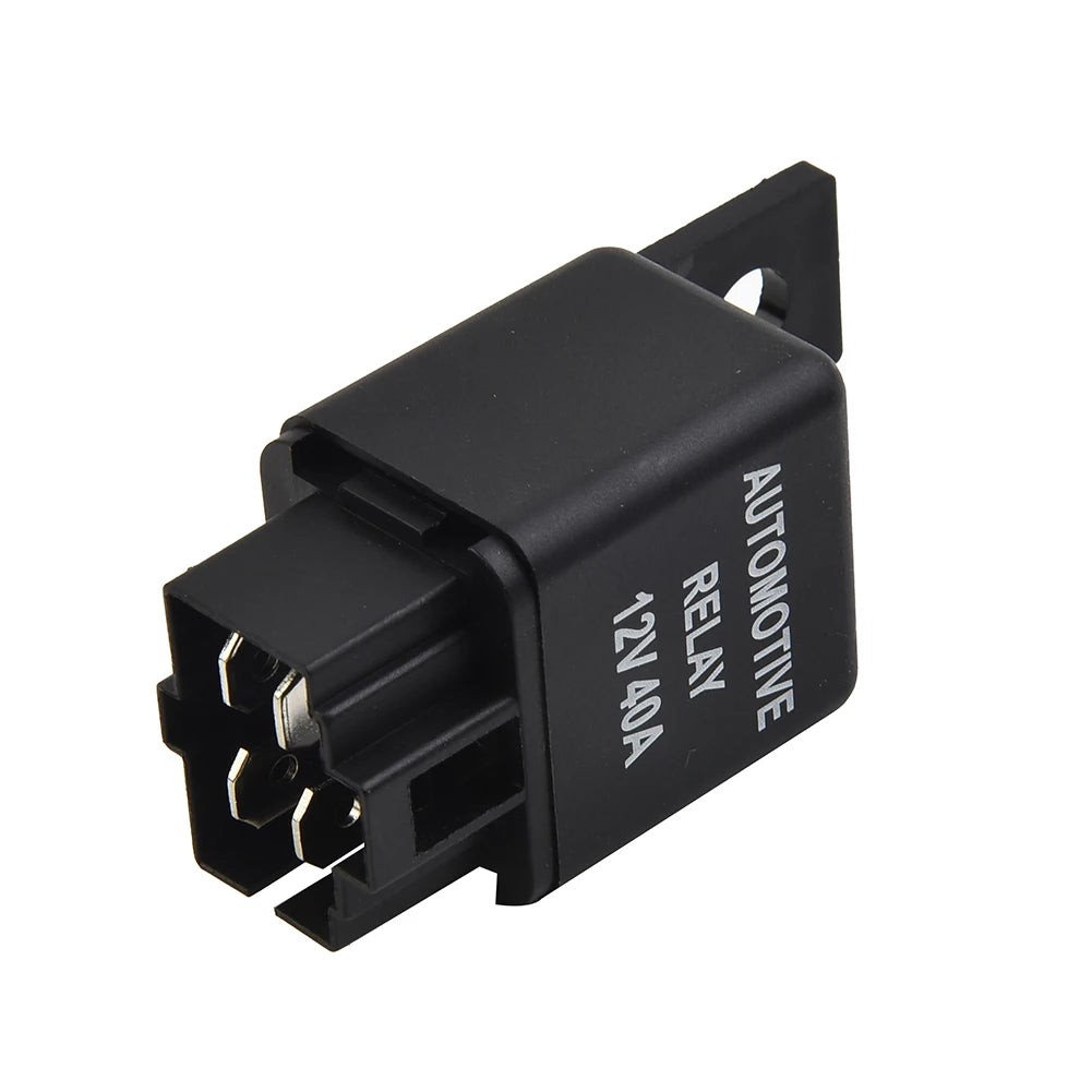 Reliable 12V 40A Car Automotive Relay 4 Pin SPST Contact Type Suitable For Strobe Lights Fog Lights Car Alarms And More