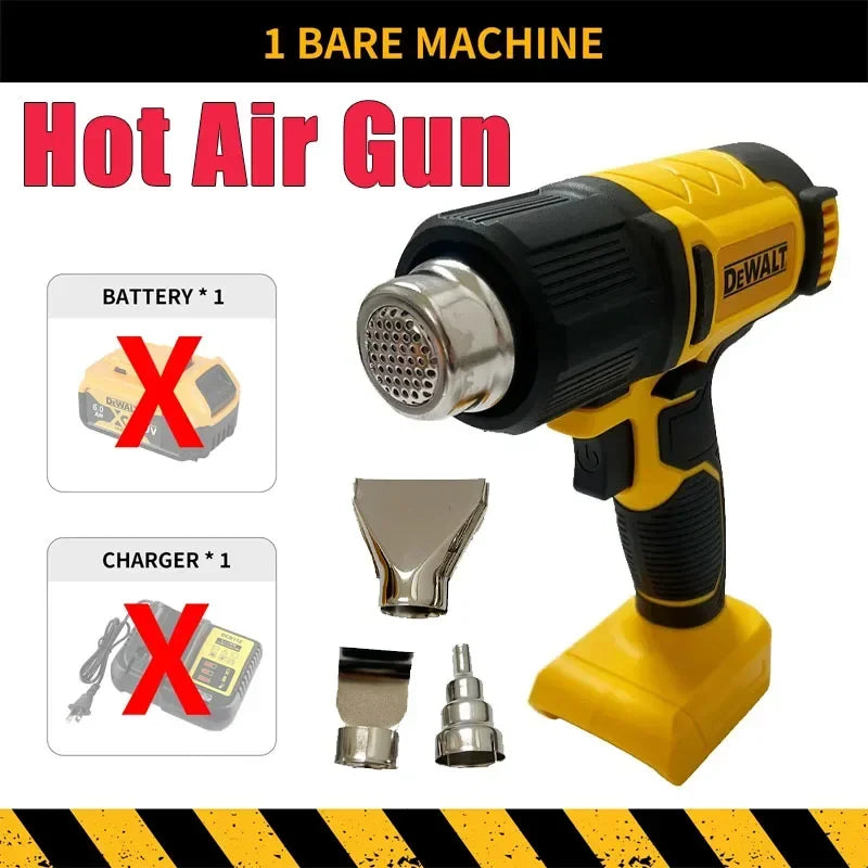 DeWalt Multifunctional Power Tools Cordless Brushless Angle Grinder Cutter Electric Wrench Polisher Air Pump Heat Gun for 18v