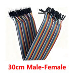 40PCS Jumper Wire DuPont Line DuPont Cable Connection male to male+female to female and male to female for Arduino DIY KIT