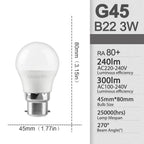 10Pack B22 LED bulb Lamp 220V 110V No flicker 8W 9W 12W 18W 24W Hight birght Warm lighting for home derection