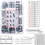 IC Integrated Circuit Chip Assortment Kit IC Sockets set 4000 4500 74HC 74LS Common CMOS Logic IC Series