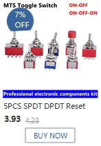 5/10 PCS,Toggle Switches,Deep Blue,Mini,6 Pin,ON-ON/ON-OFF-ON,DPDT,Power Switch Button,3A/250V,6A/125V AC,MTS-202,Switch