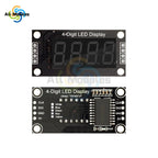 TM1637 0.36" 0.36 Inch 7 Segments Digital Display Tube 4-Digit LED  Module Board For Arduino Red Green Blue Yellow White