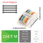 10/50Pcs Mini Fast Wiring Cable Connectors Lever 28-12 AWG Universal Lever Wire Nut Electrical Connectors Push-in Home Terminal