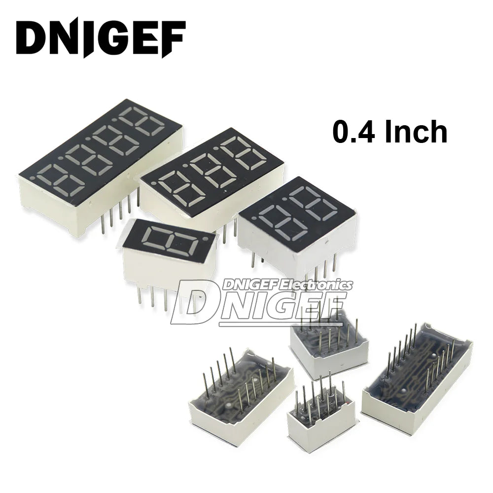 LED Digital Tube Display 0.28/0.36/0.4/0.56/0.8-Inch 1/2/3/4-Bit 7 Segment Common Cathode(AS)/Anode(BS)