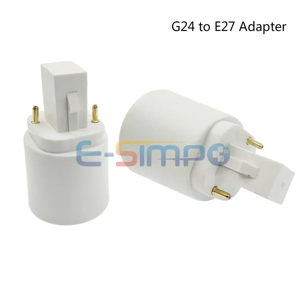1pc Gu10 E12 E14 E26 E27 G24 GX24Q B22 Fireproof LED CFL Lamp Holder Converter Light Socket Bulb Base Spliter Extension Adapter