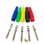 5/20/100PCS 4mm 32A High Current Solderless Screw Side Stackable Banana Plug Connector Copper