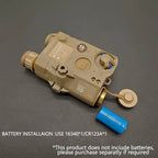 US Warehouse Tactical Gear PEQ15 PEQ Indicator Red Green Dual Laser/IR Light/IR Laser AR15 HK416 Hunting Accessory Fit 20MM Rail