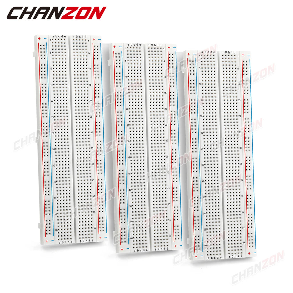 1-6pcs Breadboard kit 170/400/830 Tie Points Solderless Prototype Kit Universal PCB Bread Board Raspberry rasp Pi Project