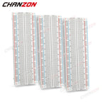 1-6pcs Breadboard kit 170/400/830 Tie Points Solderless Prototype Kit Universal PCB Bread Board Raspberry rasp Pi Project