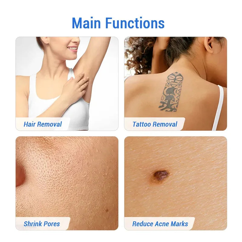 Picosecond Laser Handle 532nm 1064nm 1320nm Freckles Tattoo Removal Laser Handle