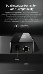 TRN Black Pearl HiFi High-performance DAC Decoding Dual Chip Digital Audio Decoder