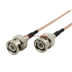 RG316 RG-316 BNC To BNC Female Male Right Angle Connector Adapter for Video Pigtail Jumper Extension RG316 Low Loss 50Ohm Copper