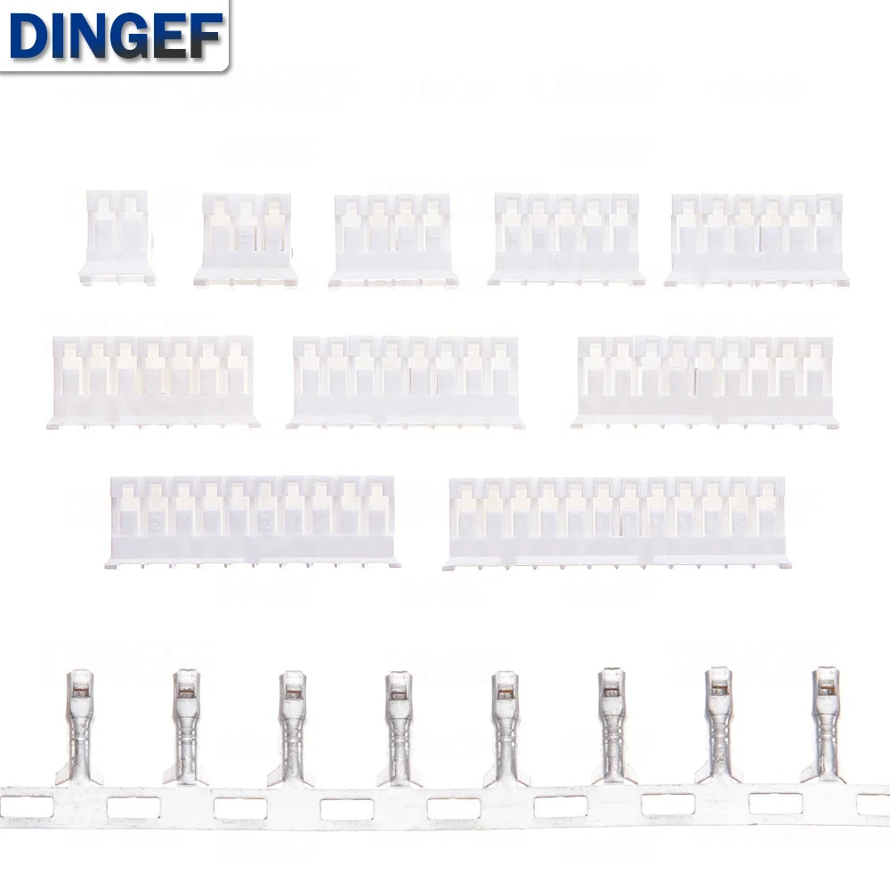 100PCS JST XH2.54 ZH1.5 PH2.0 1.25 MM Terminals Plastic Shell Male Plug Female Socket Wire Connector 2.54 2P 3P 4P 5P 6P 7P