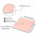 2 Pieces 100x100mm Thermal Pad 0.5mm/1mm/1.5mm/2mm/2.5mm/3mm/4mm/5mm Thickness GPU CPU Heatsink Cooling Conductive Silicone Pad