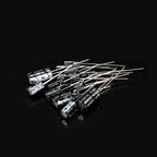 720pcs/set 1UF-470UF Electrolytic Capacitor Kit + 10Ω~1MΩ 1/4W Metal Film Resistor Assortment Set for DIY Electronic Repair