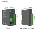 RS485 RJ45 DI/DO/AO/AI Distributed Remote IO Module CDEBYTE M31-U Series Modbus NEW Version Support PNP NPN DIP Free Splicing