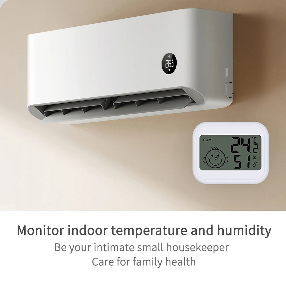 Mini LCD Digital Thermometer Hygrometer Electronic Digital Temperature and Humidity Meter Sensor Gauge Weather Station for Home