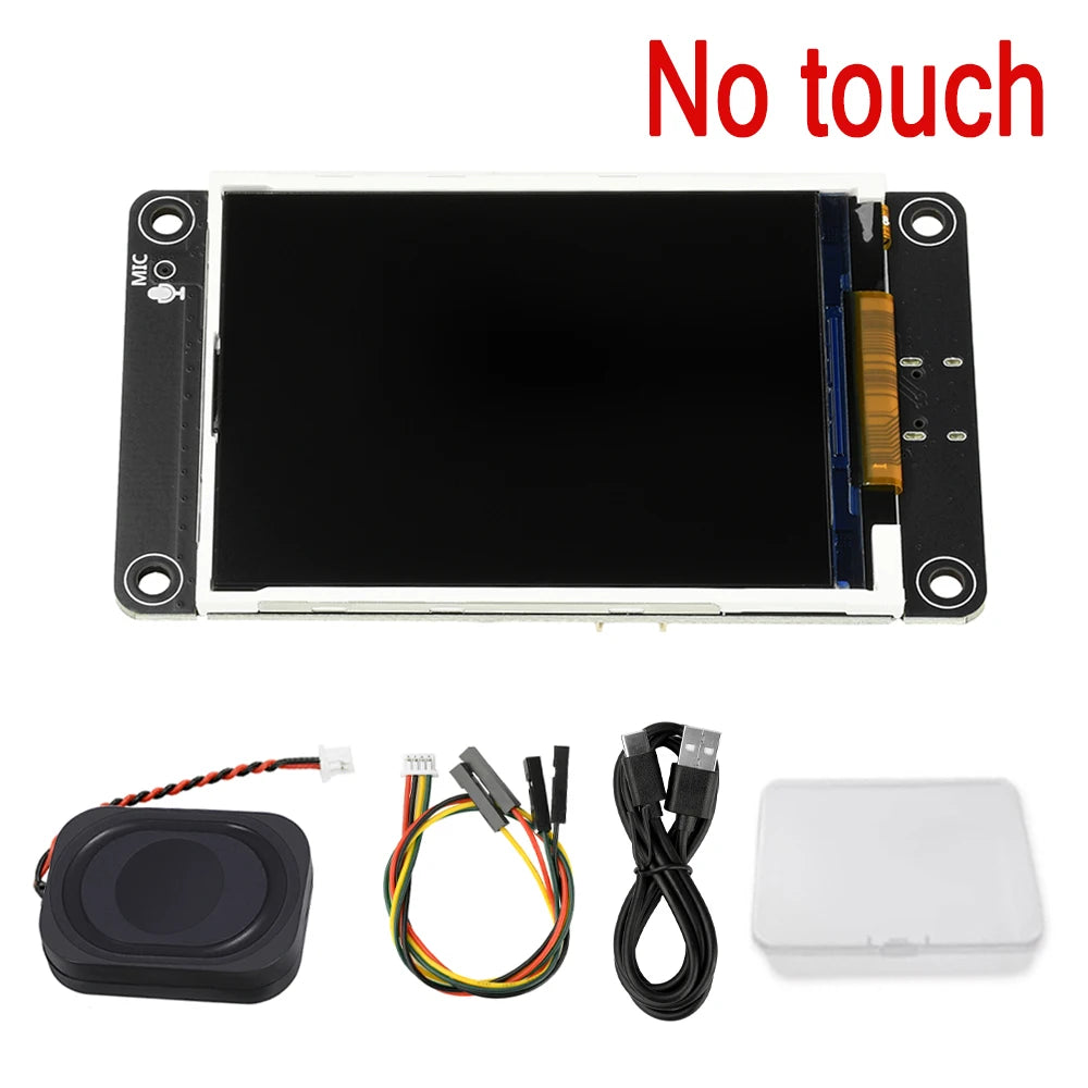 ESP32‑S3 2.8 inch 240x320 TFT LCD Capacitive Touch Type‑C WiFi BLE Mic Speaker TF‑Slot Li‑ion Charge For AI Voice IoT Project