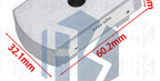 50A 1200V SQL5010 Aluminum Metal Case 3 Phase Diode Bridge Rectifier 50Amp SQL50A Module