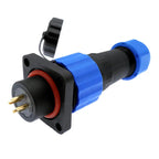 Waterproof Connector SP16 IP68 Cable Connector Plug & Socket Male and Female 2 3 4 5 6 7 8 9 Pin
