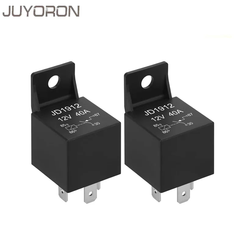 Car Relay 4/5Pin 12V 40A SPST Starter Waterproof Automotive Relay Switchs for Head Light Air Conditioner Auto Starters