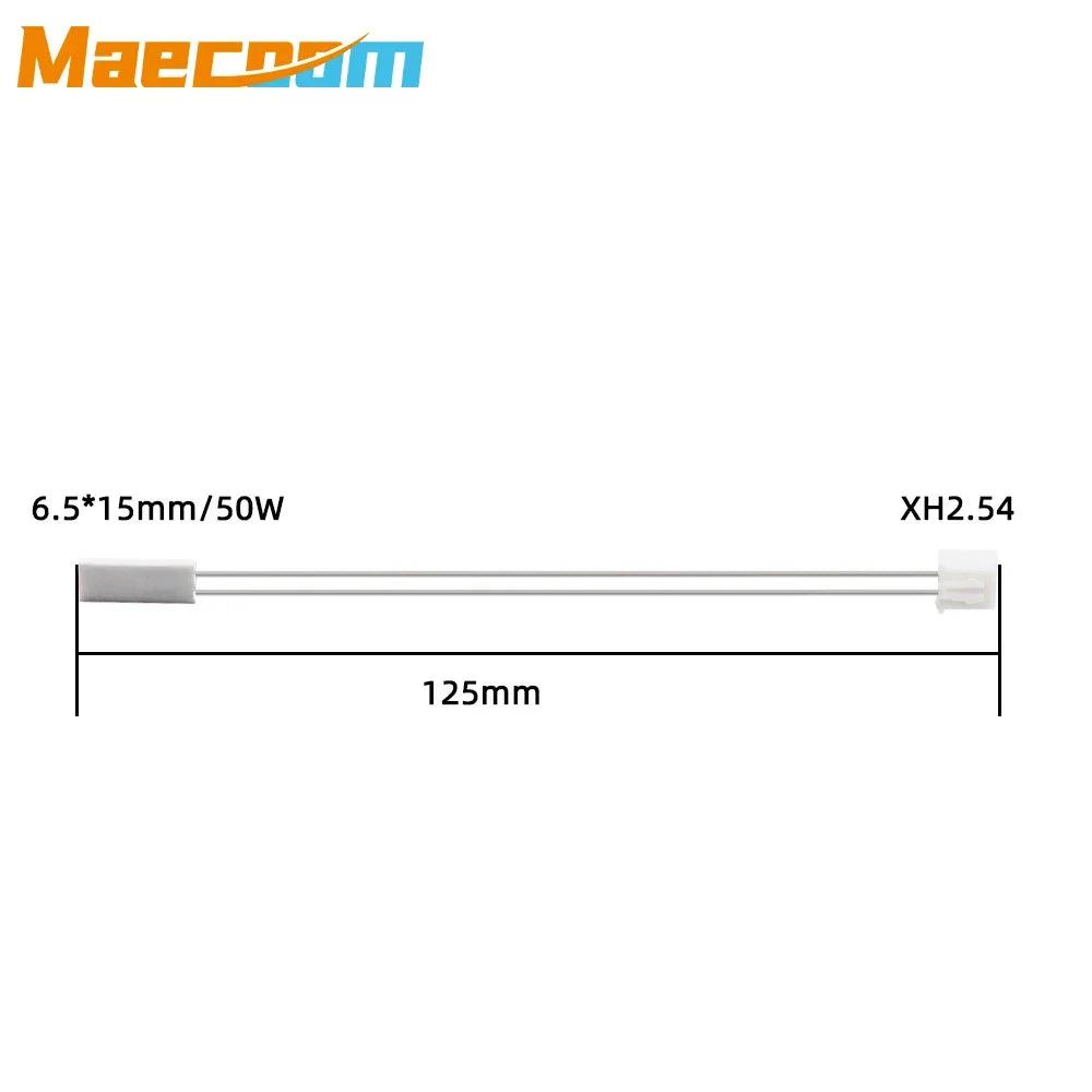 2/4/10pcs Bambu Lab X1/X1-Carbon Thermistor & Ceramic Heating Plate for 3D Printer Hotend Heater Cartridge 24V 50W