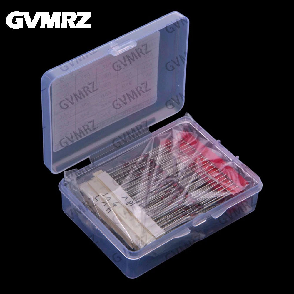 30Values 300PCS 0.5W Zener Diode Sample Package 2V0-39V DO-35 2V0 2V2 2V4 2V7 3V0 3V3 3V6 3V9 4V3 4V7 5V1