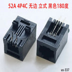 10PCS Telephone Socket Connector RJ11 RJ12 RJ45 Telephone Wifi Female Socket 2pin 4pin 6pin 8pin 4P4C 6P6C 6P4C 8P8C RJ45 Jack