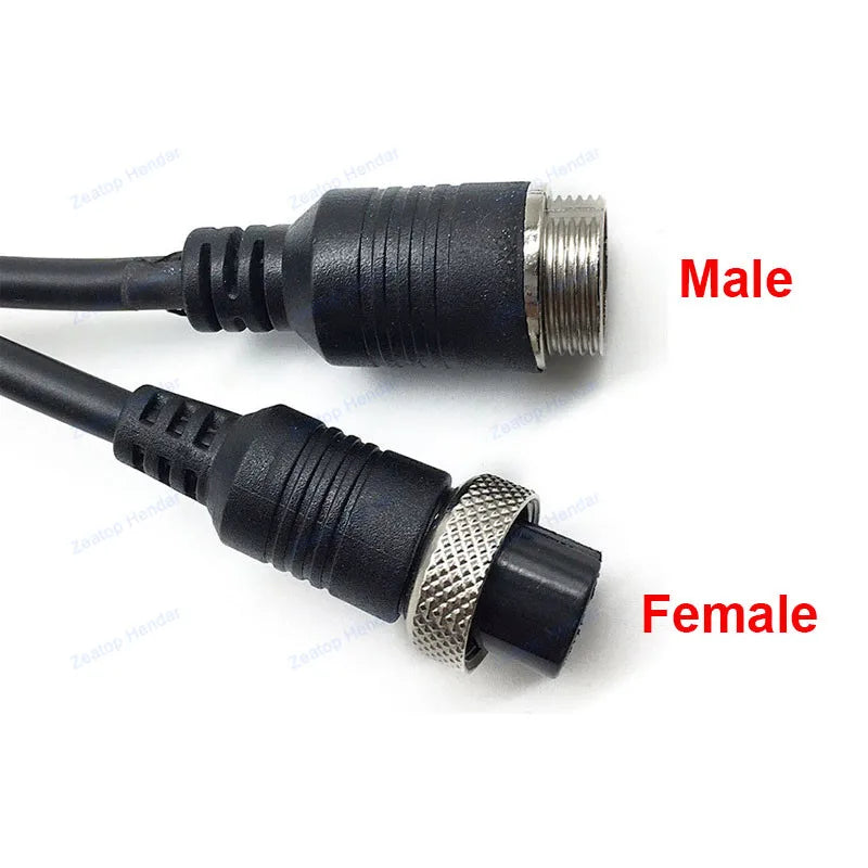 1Pcs GX16 2 3 4 5 6 7 8 10 Pin Male to Female Extension Cable GX-16 Aviation Connector for CCTV Camera Security DVR 1m 2m 5m 10m