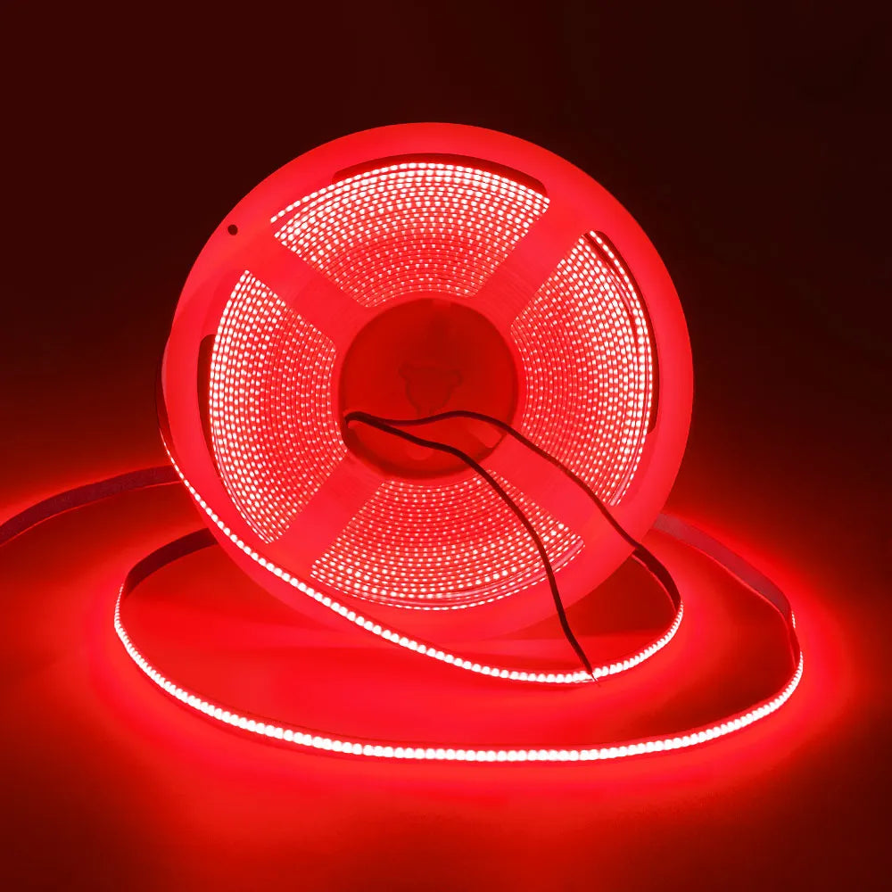 1M 5M 8M 10M 24V COB Led Strip Light Warm White Red Green Ice Blue Pink Golden Yellow Led Tape Adhesive Decor Lighting For Room