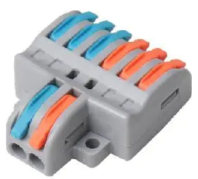 Multi-in Multi-out Quick Wire Connectors Universal Parallel Cable Splitter Splicing Electrical Wiring Terminal Block