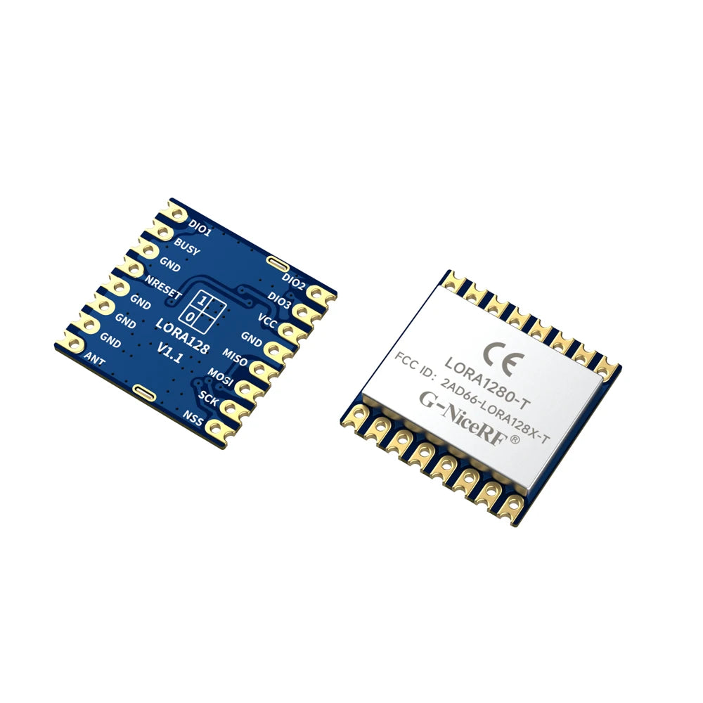 2pcs/lot LoRa1280-TCXO - FCC / CE-RED Long Distance 2.4GHz RF Module SX1280 Chip TCXO Crystal Integrated 2.4G LoRa Module