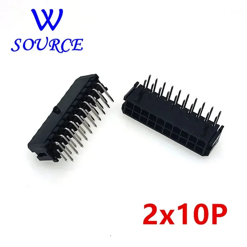 Molex 3.0mm Plug-in Needle Holder Bent Needle Connector Looper 2*1/2/3/4/5/6/7/8/9/10/11/12P MX3.0mm Double Row Curved Connector