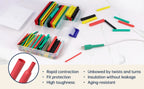 Heat Shrink Tubing Kit 73-900PCS 2:1 3:1 4:1 Ratio Cable Wire Insulation Sleeve Electrical Repair Protector Heat-Shrink Tube Set