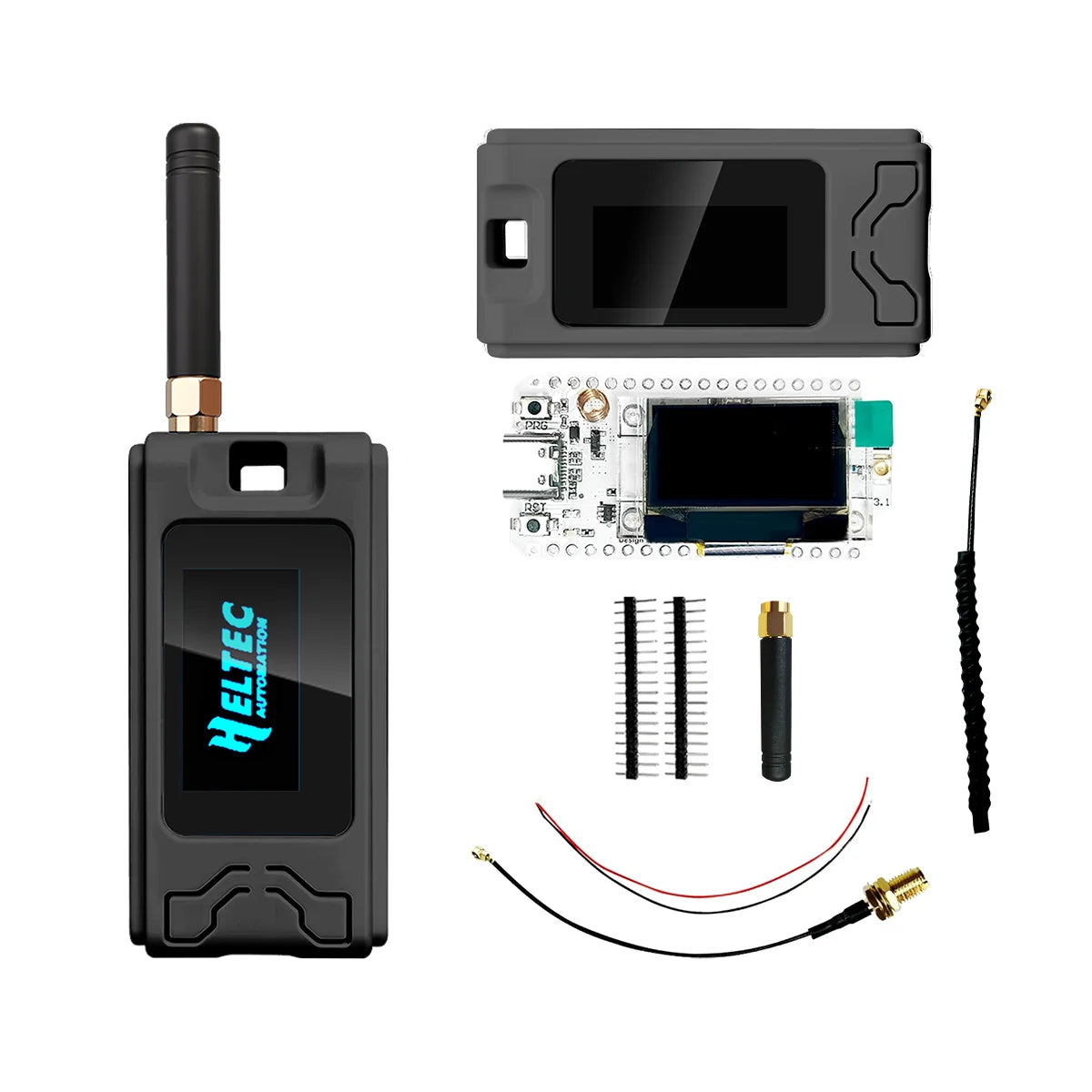 1 Set Heltec ESP32 LoRa V3 Module Board SX1262 CP2102 Meshtastic LoRaWAN IoT Node With 915 MHz Antenna Protect Case
