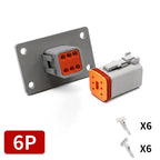 Deutsch DT/DTM/DTP/DTF Multi-Pin Waterproof Connector | 22-14AWG Sealed Plug for Heavy Duty Truck & Bus Electrical Systems