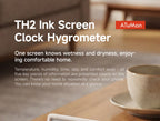 DUKA TH2 E-ink Smart Hygrometer Thermometer Home Indoor Temperature Humidity Meter Sensor Gauge Weather Station Mijia Home APP