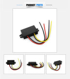 Waterproof Step-down Converter 12 24V 36V 48V 60V 72V 80V 85V to 12V 1A 2A 3A 5A Volt Regulator DC to DC Mini Buck Converter