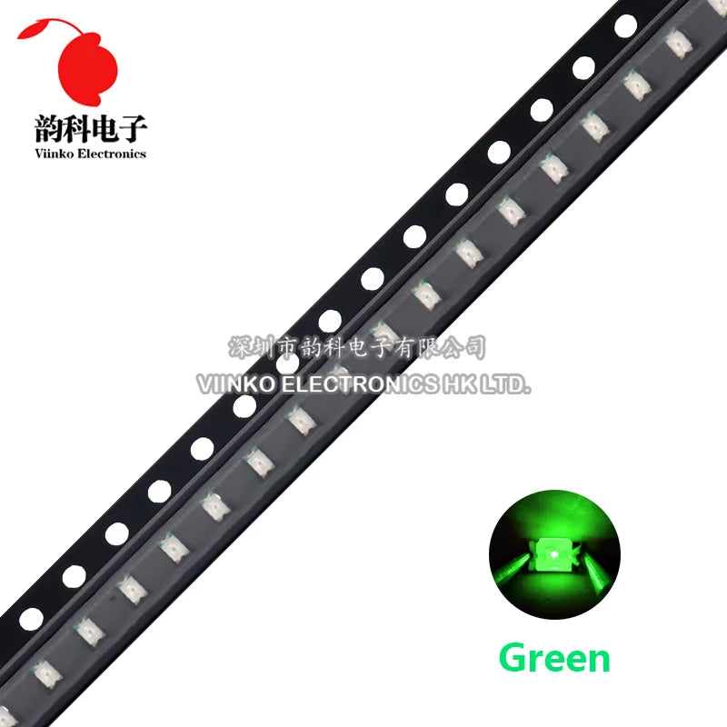 SAMIROB 100pcs/Lot 0805 SMD LED White Ice Blue Red Blue Yellow Green Orange Warm White Pink Purple RGB 2012 Light Emitting Diode