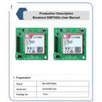 SIM7000E Push Nano Side Way SIM Slot Core Board SIMCOM LPWA+GSM+NBIOT+CATM+B31 Module Breakout kit for Europe/Middle East/Africa