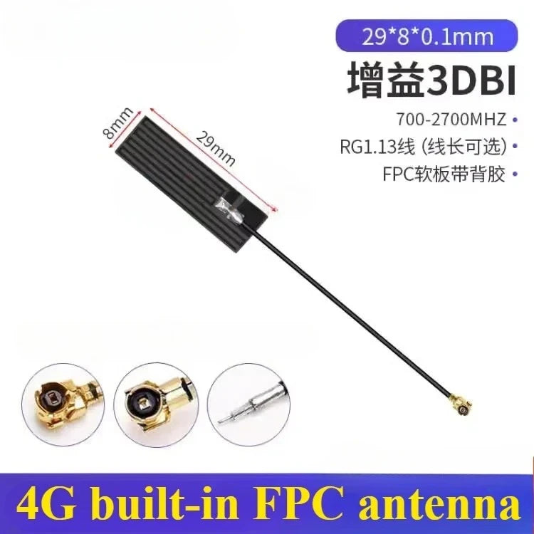 2PCS/lot 5G 4G Lte GSM GPRS 2G 3G Nb-Iot Module Full Frequency Built-In FPC/PCB High Gain Patch Antenna