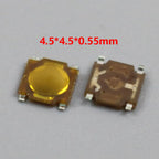 10Pcs/Lot Touch Tact Waterproof Switch Kit 4x4/5x5/4.5x4.5 SMT Micro Tactile Push Button Touch Switch 4 Pin LCD Monitor Repair ﻿