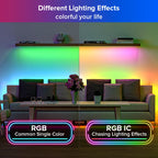 WS2812B Led Strip WS2812 RGB Individually Addressable Smart Led Lights Strip Black White PCB IP30/65/67 Waterproof 0.3W/LED DC5V