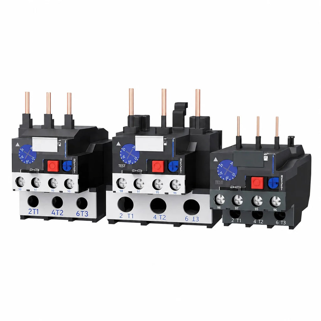 JR28 Series Thermal Overload Relay 25A 36A  Adjustable Current Motor Protection Electrical Overload Protector for AC Contactor