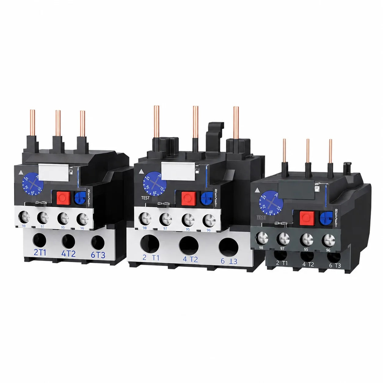 JR28 Series Thermal Overload Relay 25A 36A  Adjustable Current Motor Protection Electrical Overload Protector for AC Contactor