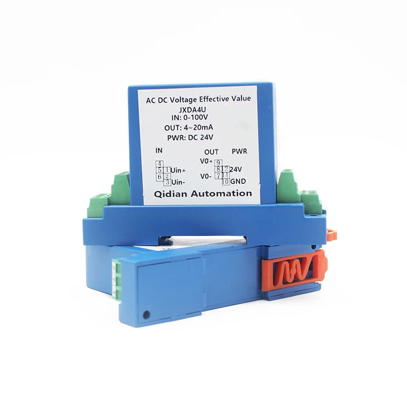 4-20mA 0-10V 0-5V RS485 Output 75mV 380V 1000V 1500V Input  DC Voltage Transducer Hall Voltage Sensor Transmitter Factory Sale