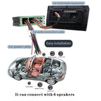 Car DSP Digital Audio Processor Support APP Control DSP Car Power Amplifier Audio Digital Sound Processor Car Accessories