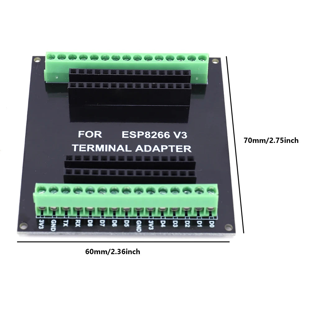 ESP8266 Expansion Board ESP-12E WIFI Development Board Breakout Board GPIO 1 into 2 for ESP8266 ESP-12E NodeMCU Lua WIFI V3